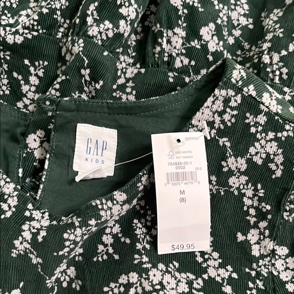 GAP Green Floral Kids Dress - Picture 3 of 11